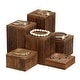 Wooden 6 Pcs Square Risers Accessories Stand - Bed Bath & Beyond - 27658856