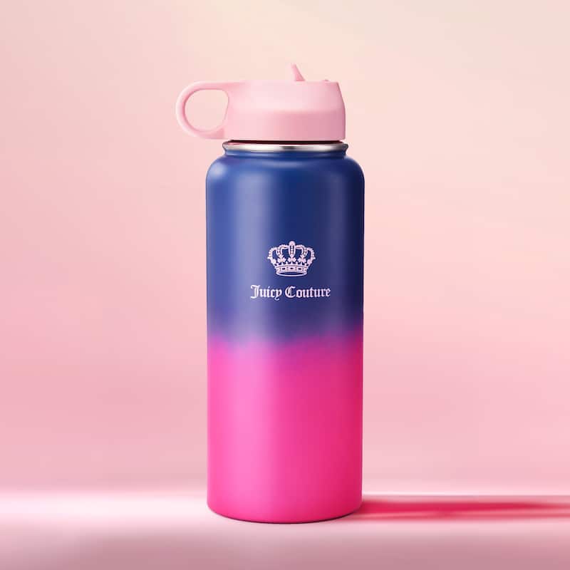 Juicy Couture "Go Girl" Designer Water Bottle - 32oz