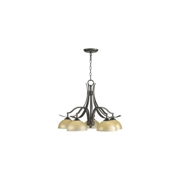 Quorum International 6496 5 Atwood Light 1 Tier Down Lighting Chandelier Oiled Bronze Quorum International 6496 5 Atwood Light 1 Tier Down Lighting Chandelier Oiled Bronze