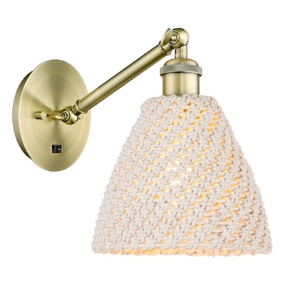 Innovations Lighting 317-1W-10-8 Bristol Natural Sconce Bristol