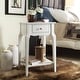preview thumbnail 16 of 25, Daniella 1-Drawer Wood Storage Accent End Table by iNSPIRE Q Bold White