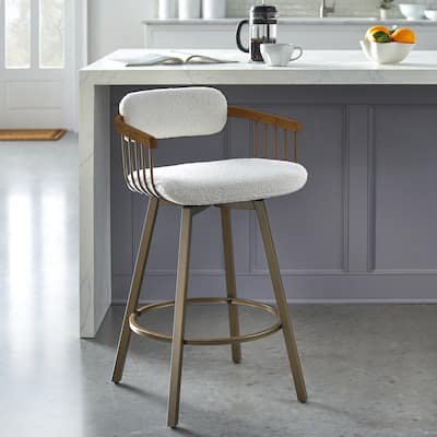 Simple Living Salvatore Swivel Counter Height Stool