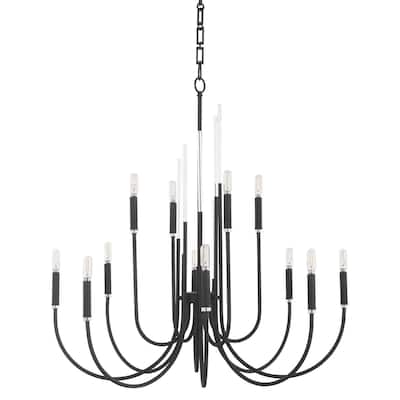 Quorum International 6223-12 Summit 12 Light 34" Wide Empire