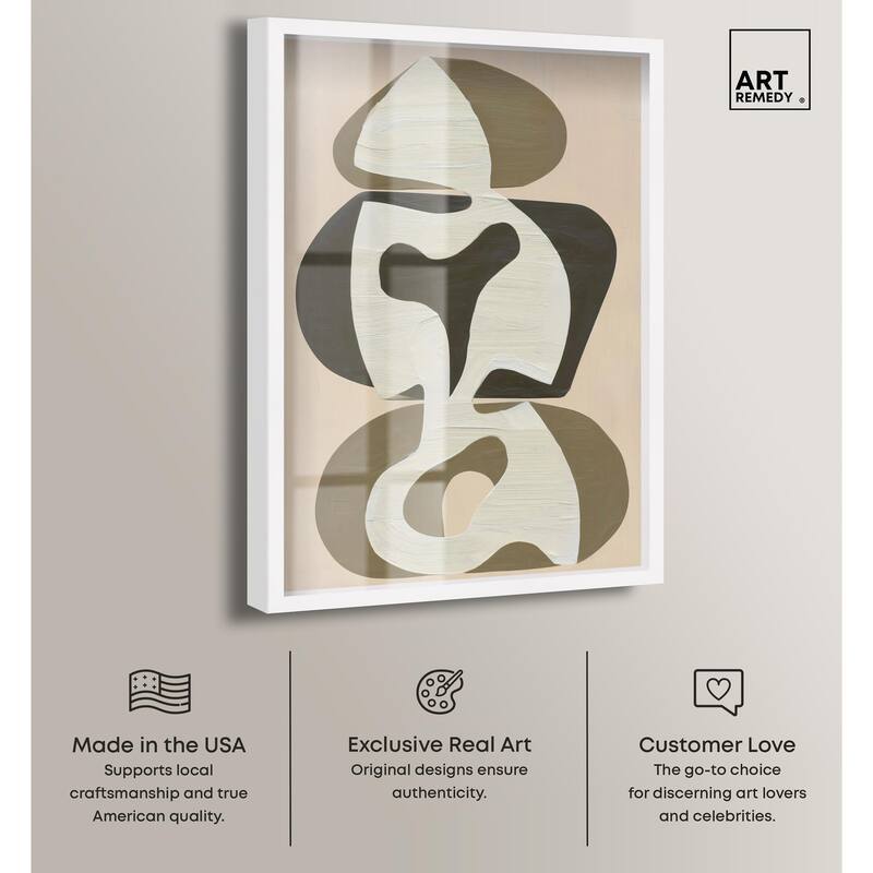 Shapes of Sage II Shadowbox by Art Remedy
