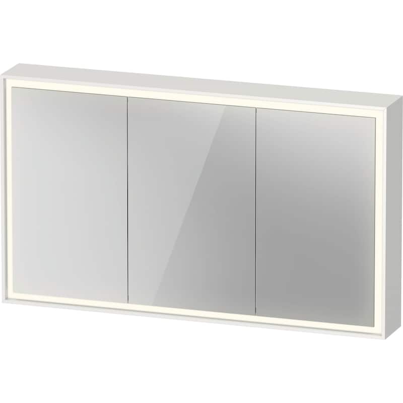 Duravit LC7553000006000 L-Cube 47-1/4" x 27-1/2" Lighted Framed Triple - White Matte