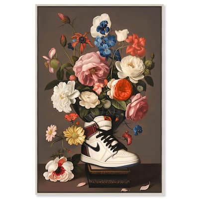 Sneaker Bouquet I Canvas by Art Remedy