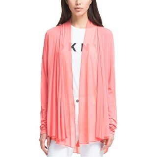 Shop DKNY Womens Draped Cardigan 