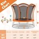 preview thumbnail 5 of 8, Unique Flower Shape Trampoline with Galvanized Steel Frame