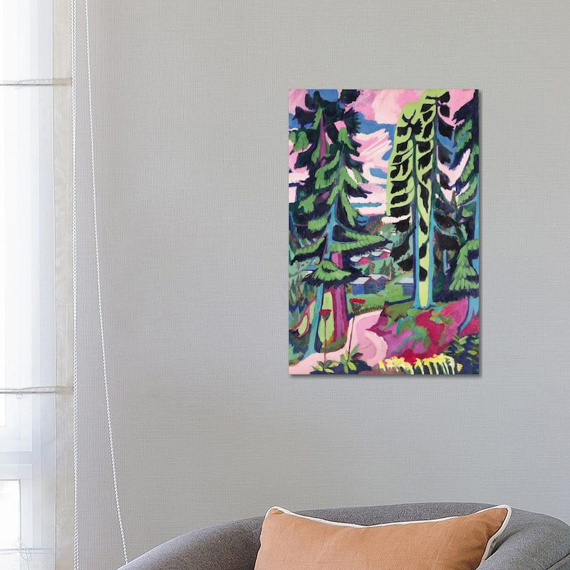 iCanvas "Wild Mountain " by Ernst Ludwig Kirchner Canvas Print - 26x18x1.5