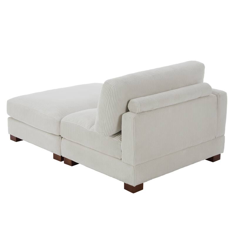 Modern Chaise Lounge Modular Sectional Sofa