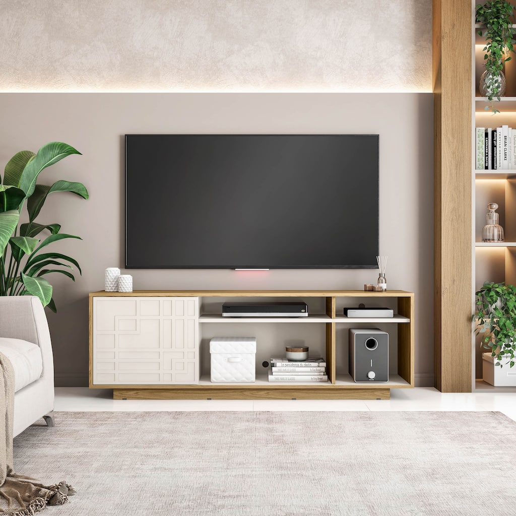 Contemporary TV Stand for TVs Up to 70in