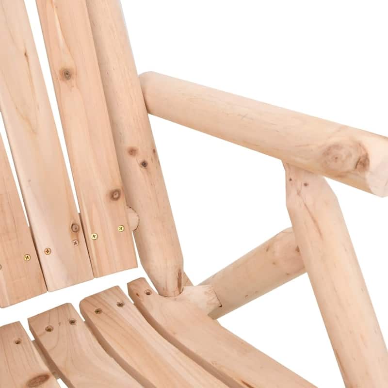 vidaXL Patio Chair 26.8"x33.9"x40.6" Solid Wood Spruce