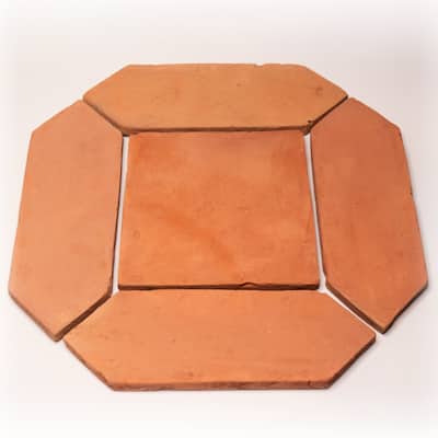Natural Terracotta Picket & Square (2 piece Pattern)
