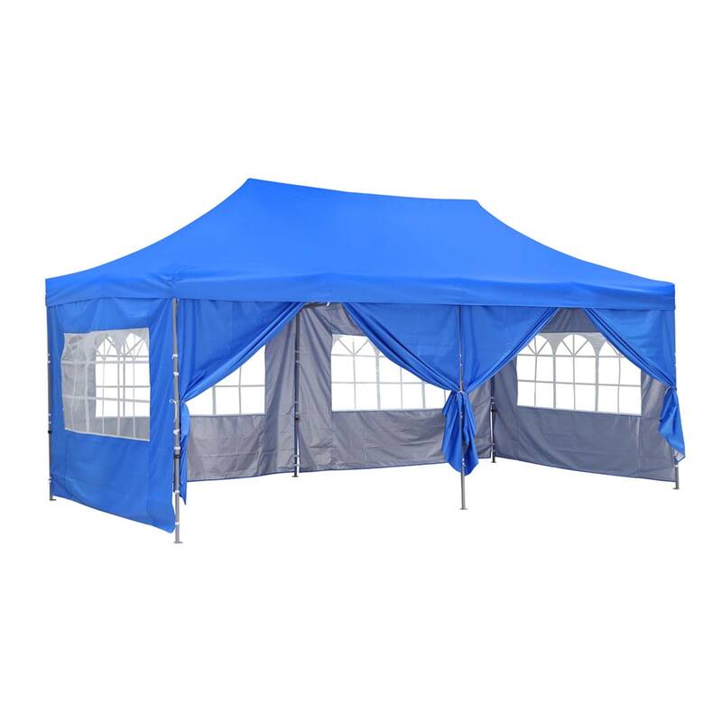 Zenova 10x20 Ft Pop up Canopy Tent Heavy Duty Instant Gazebo