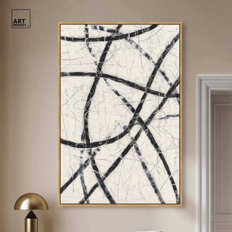 Intersecting Lines II Canvas by Art Remedy
