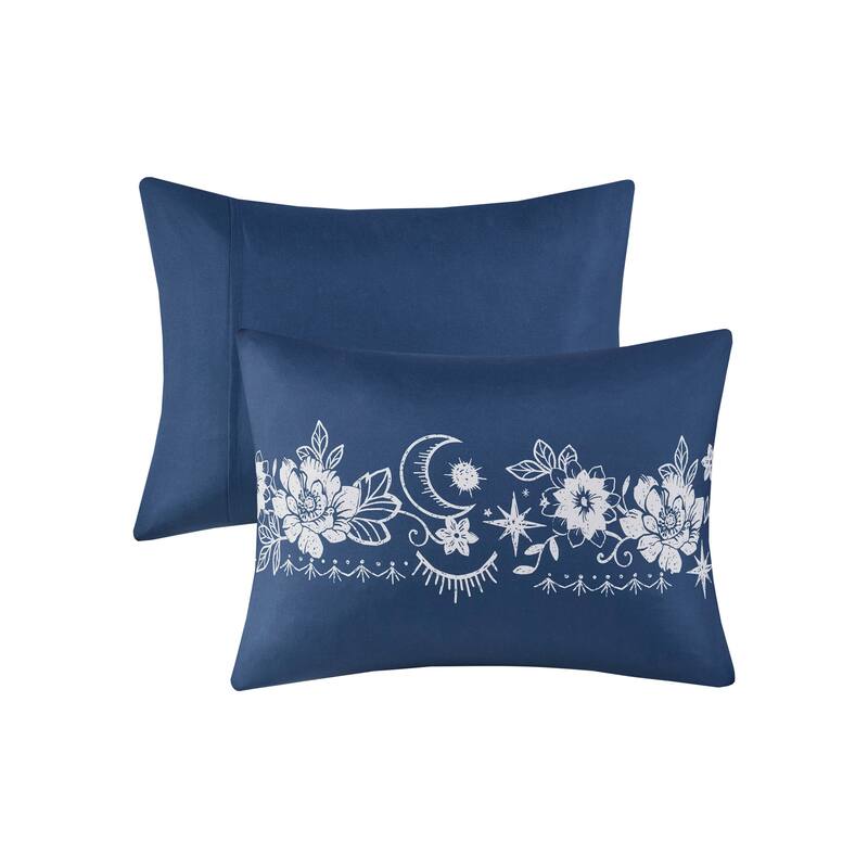 Intelligent Design Luna Navy Celestial Comforter Set