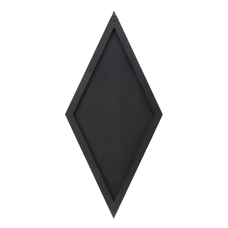 Large Diamond Wall Mirror - 40.5" - Gold