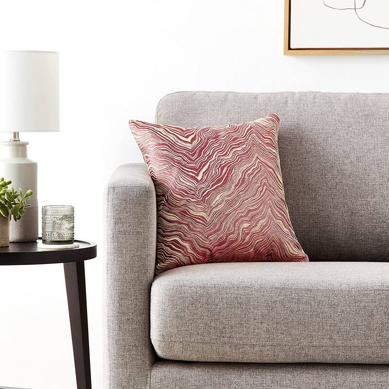 Violet Linen Boutique Zebra Patern Decorative Throw Pillow