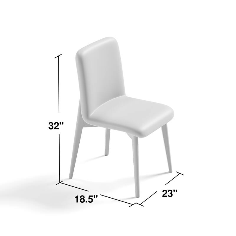 Lumioca Vivica Upholstered Modern Dining Chairs Set of 2