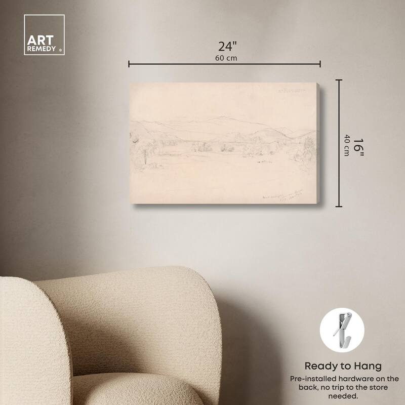 Study for View Mt. Washington Canvas by Art Remedy, Gallery Wrapped