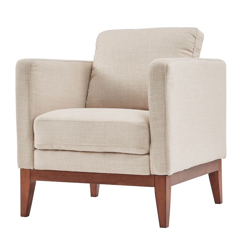 Vail Linen Upholstered Accent Chair by iNSPIRE Q Modern - Beige