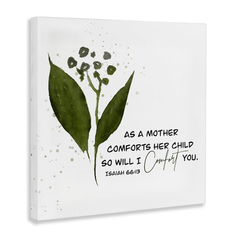 Stupell Proverb & Abstract Flower Canvas Wall Art Design By Amber Clarkson