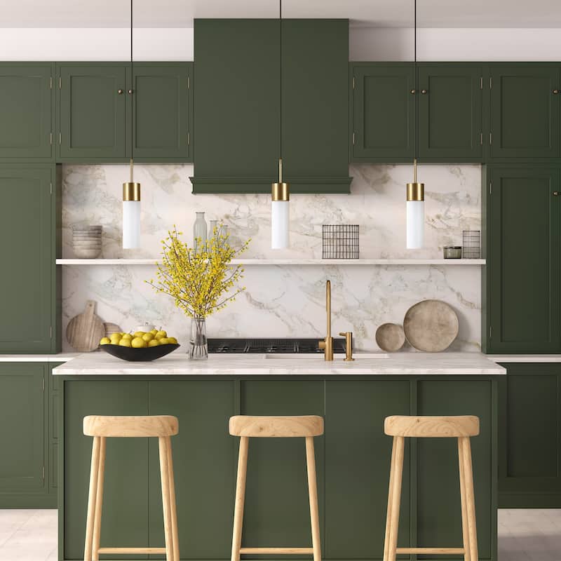 Lance 3.5" Wide Pendant with Glass Shade