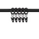 preview thumbnail 3 of 5, InStyleDesign 5/8 inch Noise-Canceling Curtain Rings w/Clip (Set of 10)