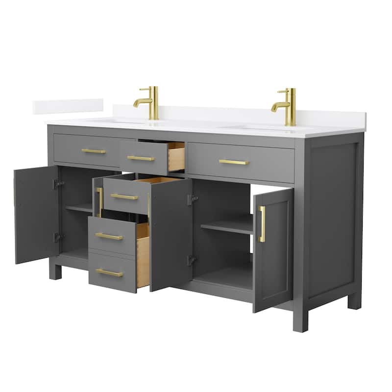 Wyndham Collection WCG2424-66D-QTZ-UNSMXX Beckett 66" Free Standing