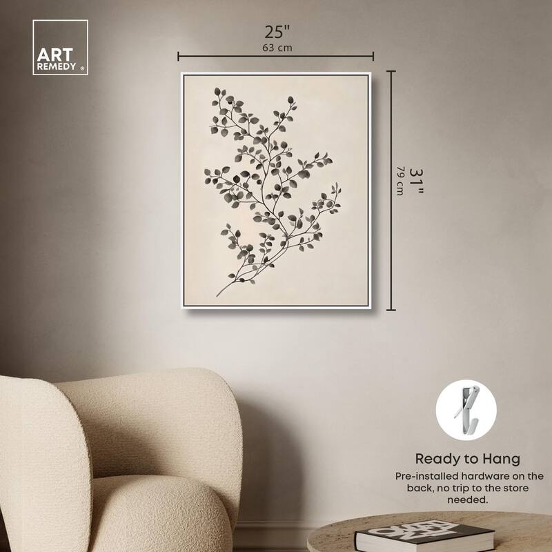 Bilberry Branch II Canvas by Art Remedy