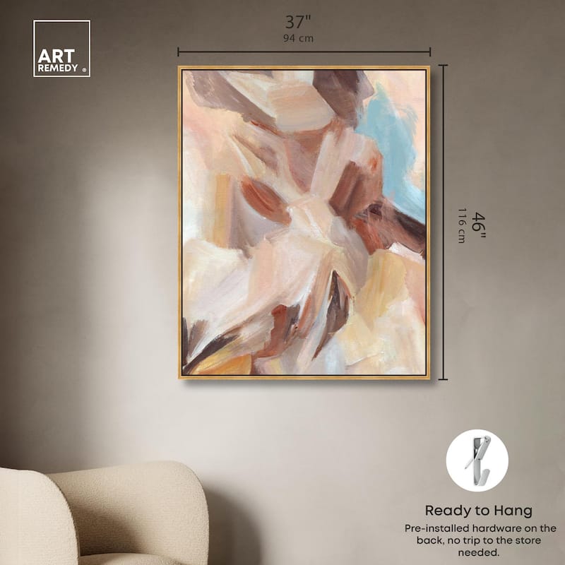 Layers of Colors I Canvas by Art Remedy