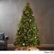 7.5-Foot Mixed Spruce Pre-Lit String Light or Unlit Hinged Artificial Christmas Tree by Christopher Knight Home