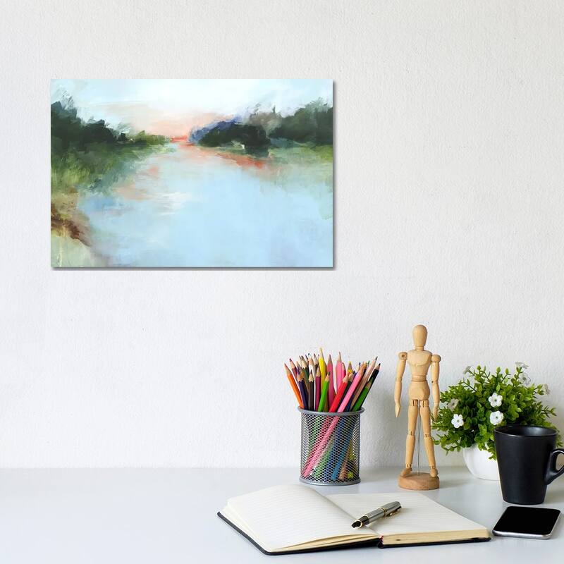 iCanvas "Emerald Lake II" by Isabelle Z Canvas Print - 8x12x0.75