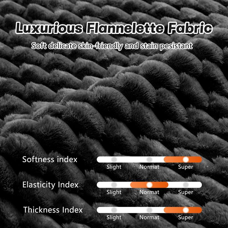 Roomfitters 82" Modular L-Shape Flannelette Sectional, No Assembly Boneless Cloud Sofa