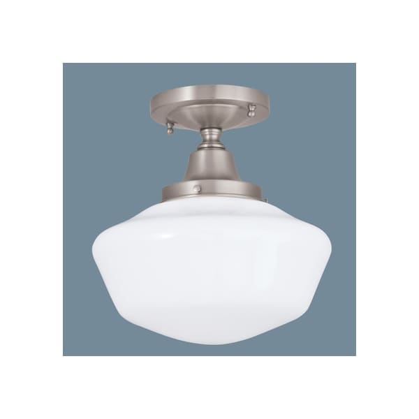 Norwell Lighting 5361 1-Light Semi-Flush Ceiling Fixture from the Schoolhouse Collection