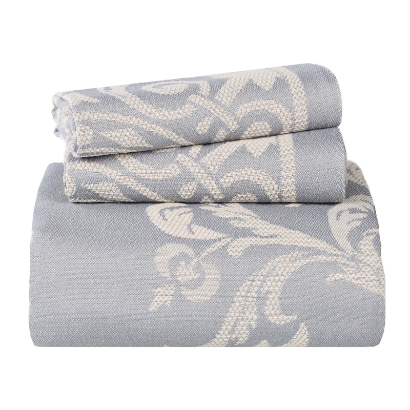 Superior Cotton Blend Oversized Vintage Medallion Bedspread Set