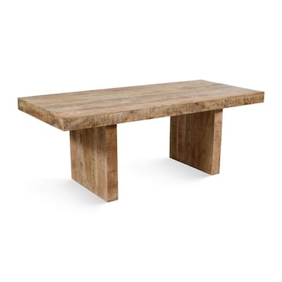 Timbergirl Handmade Solid Mango Wood Dining Table - 80"