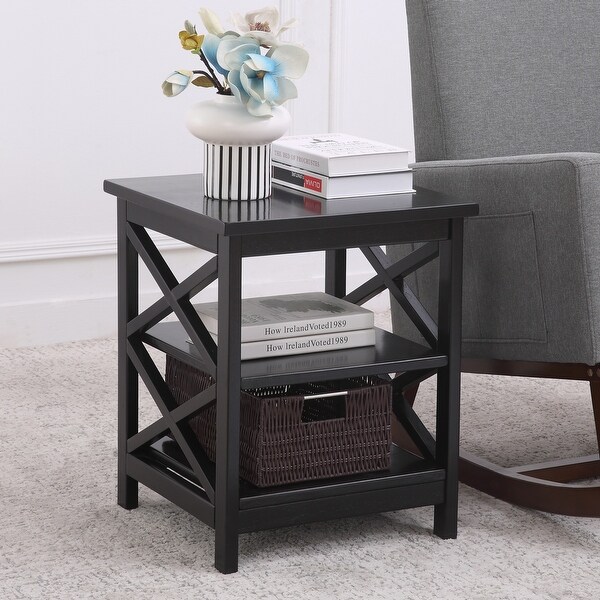 Preston 'X' Frame Side Table - Bed Bath & Beyond - 34551955