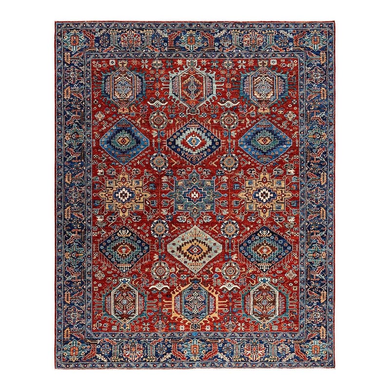 Serapi One-of-a-Kind Hand-Knotted Area Rug - Red, 8' 0" x 9' 9" - 8' 0" x 9' 9"