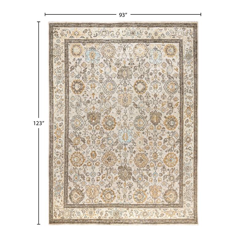 Serapi One-of-a-Kind Hand-Knotted Area Rug - Ivory - 7' 9" x 10' 3"