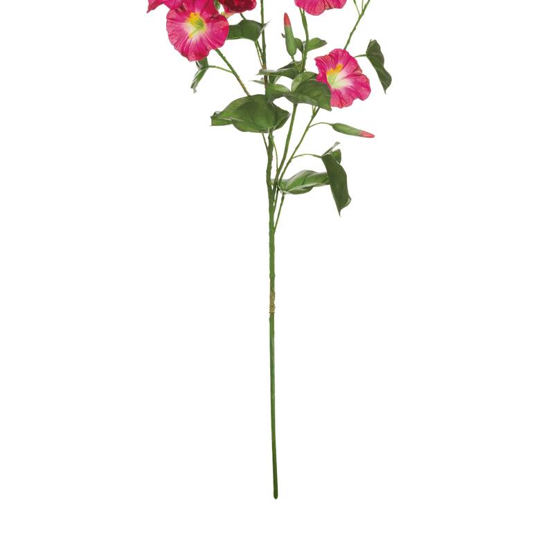 Morning Glory Artificial Floral Spray - 31" - Pink