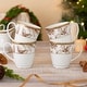 preview thumbnail 3 of 3, Noritake Charlotta Gold Set Of 4 Holiday Harvest Mugs, 12 Oz.