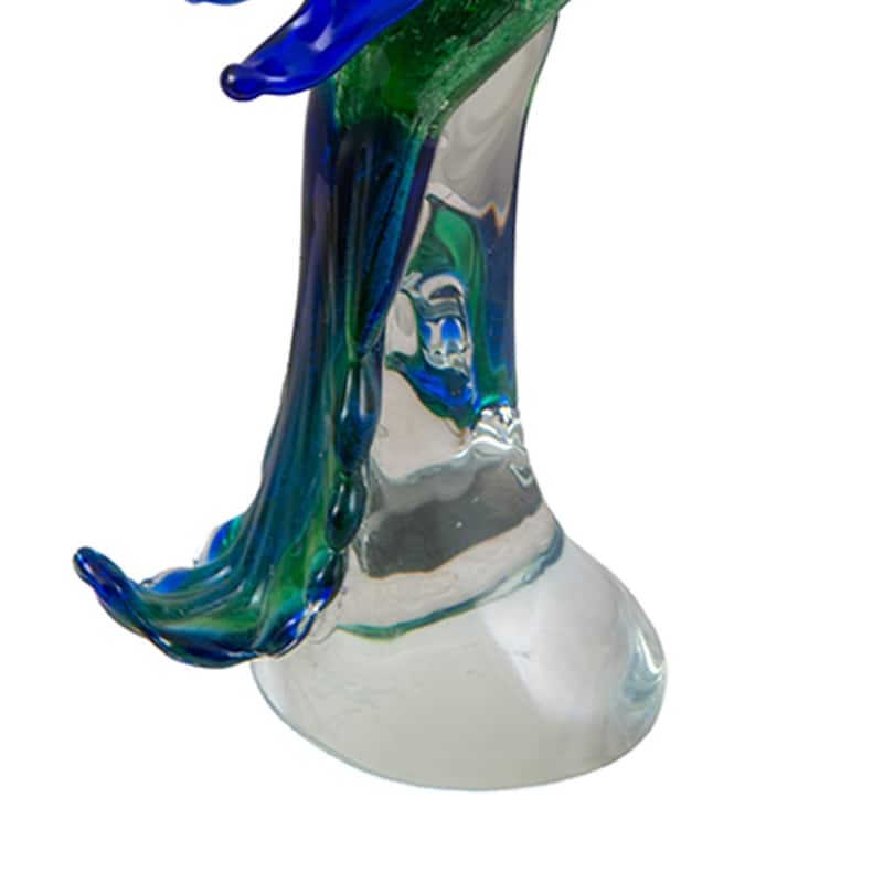 Zuma Parrot Handcrafted Art Glass Figurine