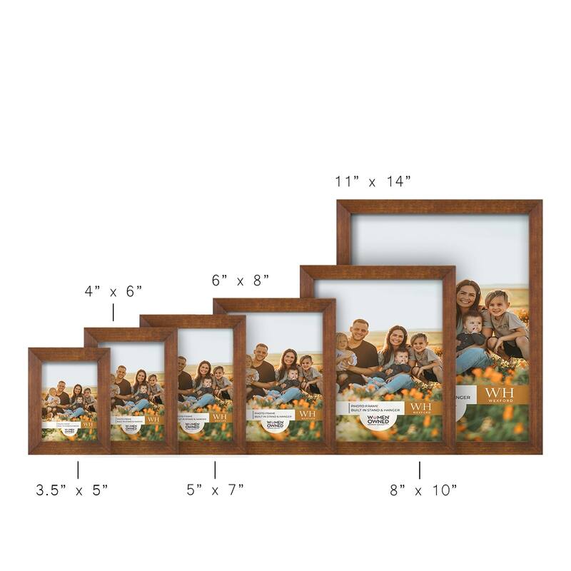4 Piece Set Solid Wood Picture Frame