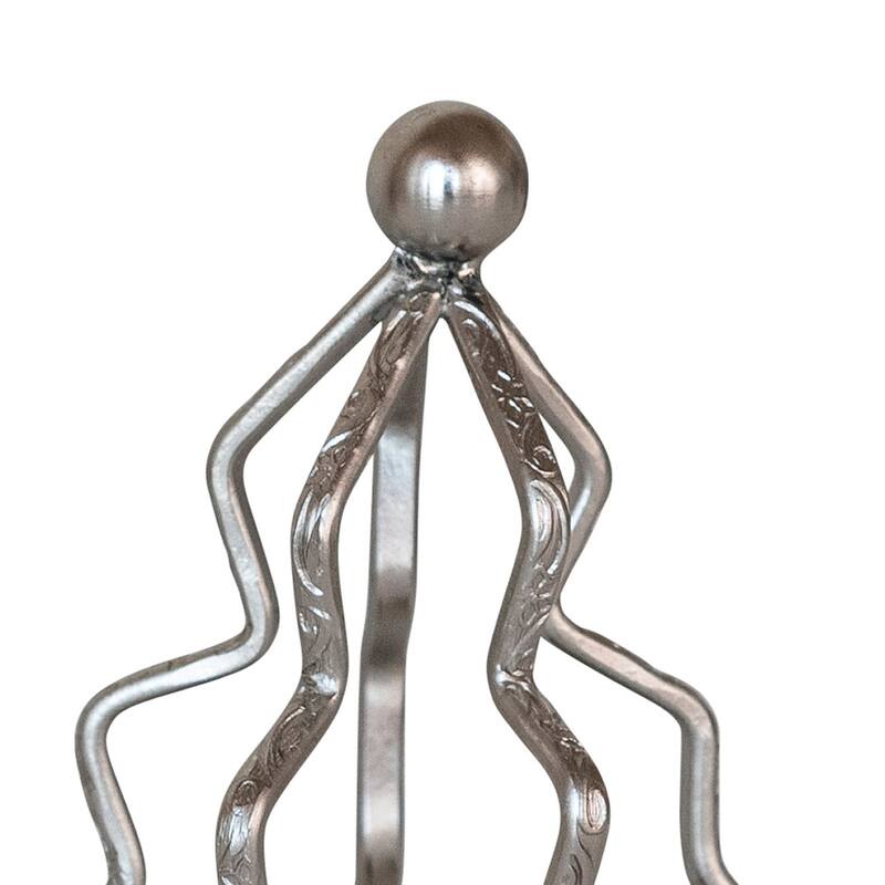 Compact Metal Tree Shaped Tealight Holder