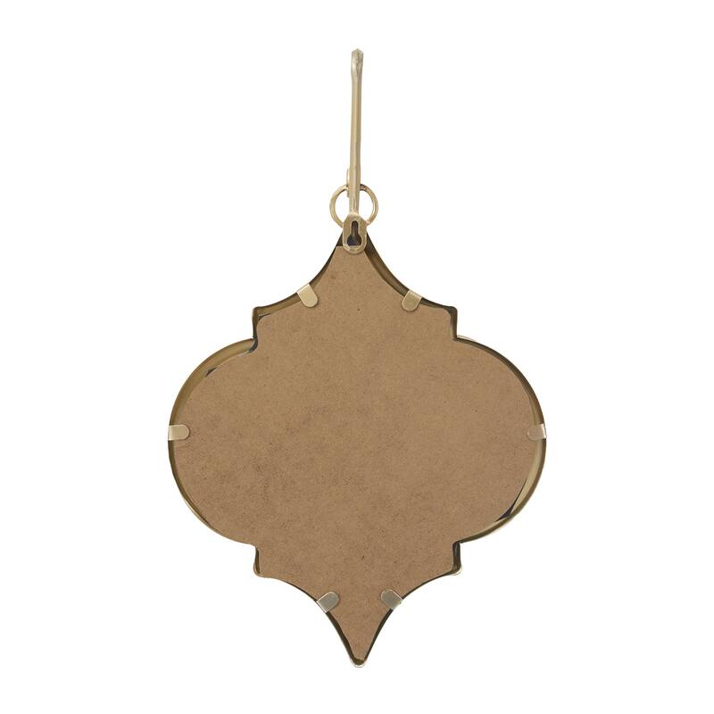 Metal Geometric Wall Hanging Pillar Wall Sconce - Gold or Black - CosmoLiving by Cosmopolitan