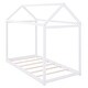 preview thumbnail 25 of 23, Wooden Twin Size House Bed, Kids Bed with House-shaped Roof