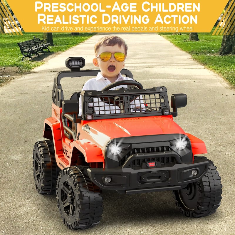 12V Ride Truck Car for Kids Electric Vehicles with Remote Control