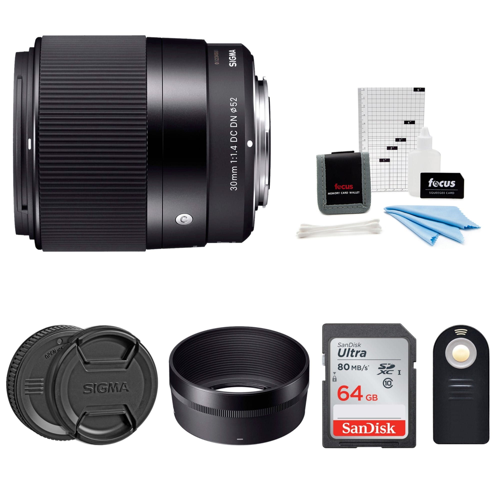 Sigma 30mm F 1 4 Dc Dn Contemporary Prime Lens For Sony E Mount Bundle Overstock