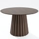 preview thumbnail 20 of 41, Solid Wood Round Dining Table for 4-8 People Nordic style